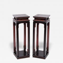 Pair of Ornate Qing Display Stands - 4186557
