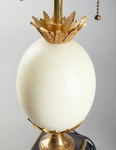 Pair of Ostrich Egg Lamps - 4001568