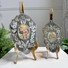 Pair of Oustanding German Nuns Mirrors circa 1800 - 3734185