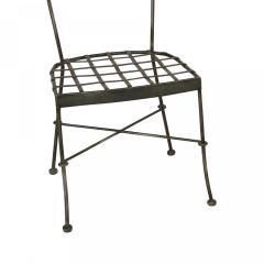 Pair of Outdoor Iron Side Chairs - 4170134