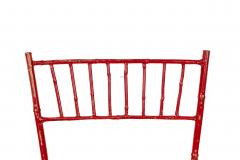 Pair of Outdoor Painted Iron Side Chairs - 1419091