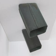 Pair of Outdoor Patinated Copper Ceiling Wall Lamps Finland 1950s - 4572889