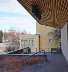 Pair of Outdoor Patinated Copper Ceiling Wall Lamps Finland 1950s - 4572897