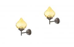 Pair of Outdoor Wall Lights in Copper Norway 1960s - 2229937