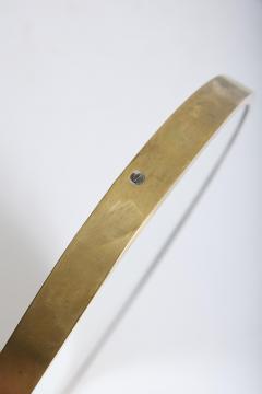 Pair of Oval Brass Mirrors - 4816432