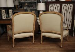 Pair of Oversize 19th c Louis XV Fauteuils - 3522512