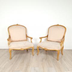Pair of Oversized Twig Style Rustic Upholstered Armchairs circa 1970 - 3490596