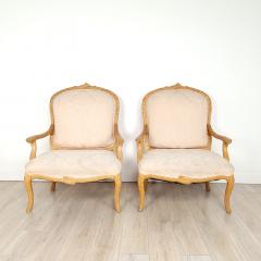 Pair of Oversized Twig Style Rustic Upholstered Armchairs circa 1970 - 3490597