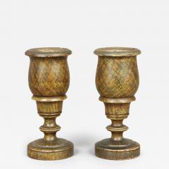 Pair of Paint Decorated Chalices - 3946448