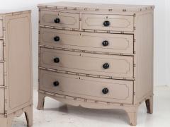 Pair of Painted Faux Bamboo Dressers French Late 19th century - 3408781