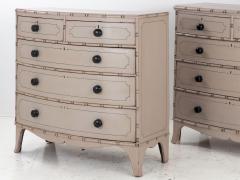 Pair of Painted Faux Bamboo Dressers French Late 19th century - 3408783