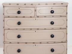 Pair of Painted Faux Bamboo Dressers French Late 19th century - 3408787