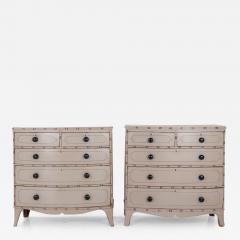Pair of Painted Faux Bamboo Dressers French Late 19th century - 3409439