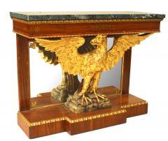 Pair of Pair of English Regency Brass and Rosewood Console Table - 1427469