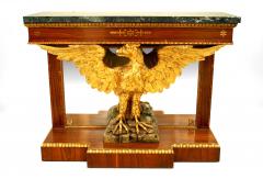 Pair of Pair of English Regency Brass and Rosewood Console Table - 1427470