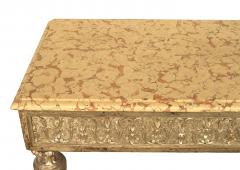 Pair of Pair of Italian Neo Classic Gilt and Marble Console Table - 1427492