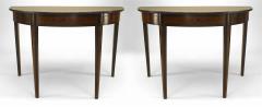 Pair of Pair of Italian Neo Classic Rosewood Console Table - 1427535