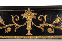 Pair of Pair of Italian Neo classic Black Lacquered Vertical Mirrors - 1398821