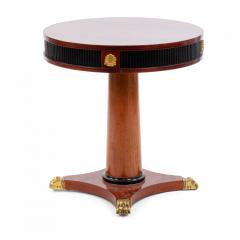 Pair of Pair of Mahogany Empire Style Drum Tables - 1437452