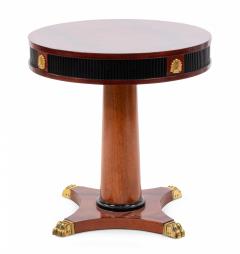 Pair of Pair of Mahogany Empire Style Drum Tables - 1437453