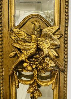 Pair of Palatial Mirrors Louis XVI Giltwood Hand Carved Pier Console Wall - 3054703