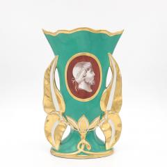Pair of Paris Porcelain Vases France circa 1870 - 3051324