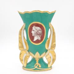 Pair of Paris Porcelain Vases France circa 1870 - 3051326