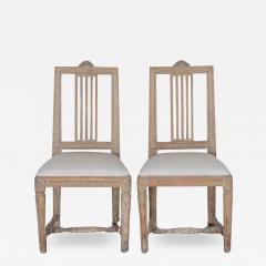 Pair of Period Gustavian Chairs in Original Paint Sweden Late 18th Century - 4225709