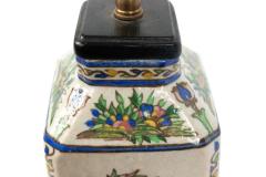 Pair of Persian Style Folk Earthenware Vase Table Lamps - 4665183