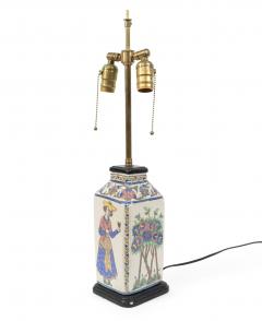 Pair of Persian Style Folk Earthenware Vase Table Lamps - 4665186