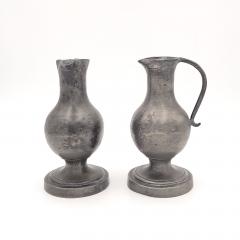 Pair of Pewter Pitchers France circa 1800 - 3928343