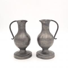 Pair of Pewter Pitchers France circa 1800 - 3928344