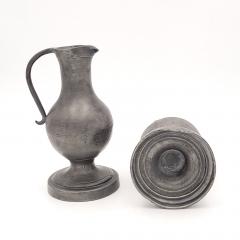 Pair of Pewter Pitchers France circa 1800 - 3928345