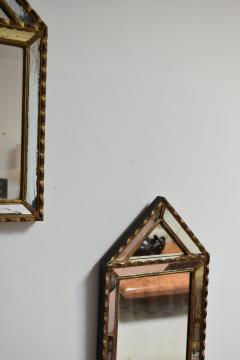 Pair of Pierre Dariel dit Dolt pedestal mirror 1940s  - 4684561