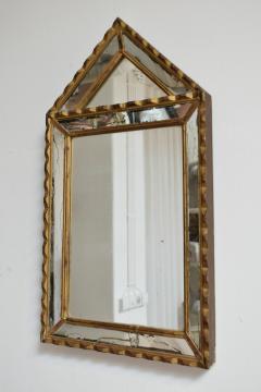 Pair of Pierre Dariel dit Dolt pedestal mirror 1940s  - 4684562