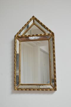 Pair of Pierre Dariel dit Dolt pedestal mirror 1940s  - 4684564