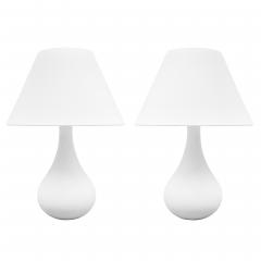 Pair of Plaster Custom Elle Lamps - 2465918