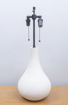 Pair of Plaster Custom Elle Lamps - 2465921