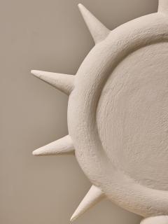 Pair of Plaster Sunshine Table Lamps - 3591635