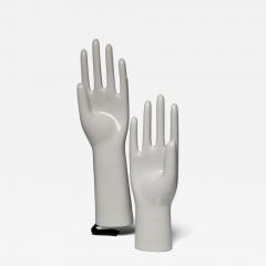 Pair of Porcelain Glove Molds - 4801408