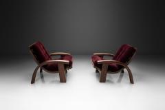 Pair of Post Modern Adjustable Lounge Chairs Europe 1980s - 4556502