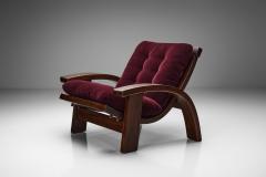 Pair of Post Modern Adjustable Lounge Chairs Europe 1980s - 4556504