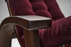 Pair of Post Modern Adjustable Lounge Chairs Europe 1980s - 4556508