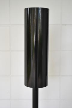 Pair of Postmodern Tubular Metal Torchiere Floor Lamps - 1815410