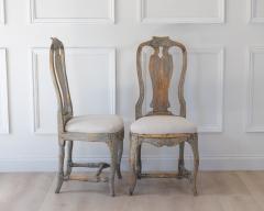 Pair of Provincial Rococo Chairs in Original Paint circa 1790 - 4791519