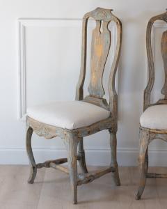 Pair of Provincial Rococo Chairs in Original Paint circa 1790 - 4791532
