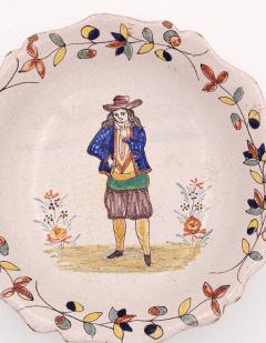 Pair of Quimper Plates France 19th century - 3811584