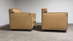 Pair of Ralph Lauren Style Leather Club Chairs C 2000  - 4616888