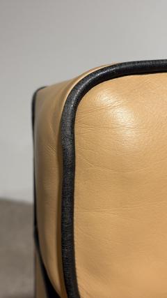 Pair of Ralph Lauren Style Leather Club Chairs C 2000  - 4616892