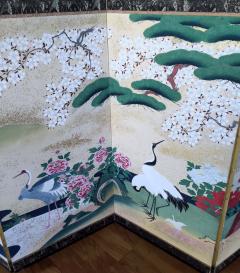 Pair of Rare Antique Japanese Folding Screens with Provenance - 126895